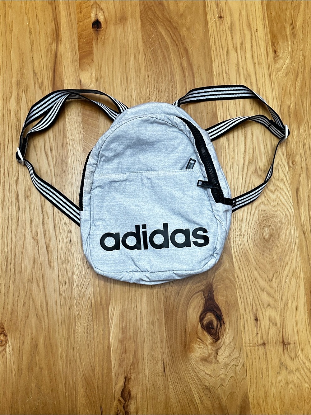 ADIDAS Light Gray Mini Backpack
